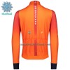 Maglia 2022 INEOS Grenadiers Manica Lunga Winter Invernale Arancia